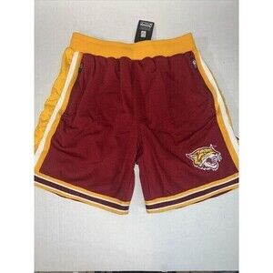 BCU ‘WILDCATS' By J Hack Burgundy Gold‎ Athletic Shorts Size Large-NWT